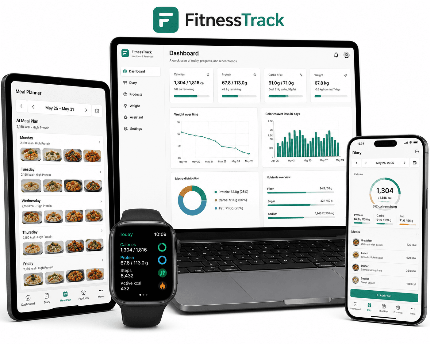 FitnessTrack project preview