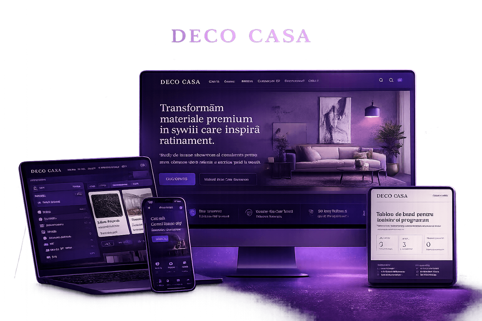Deco Casa E-commerce hero preview