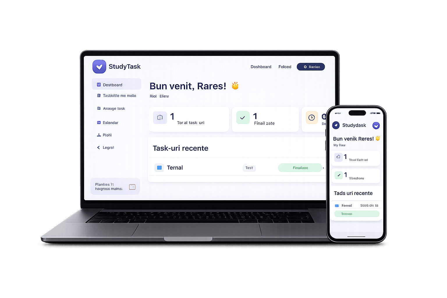 StudyTask hero preview