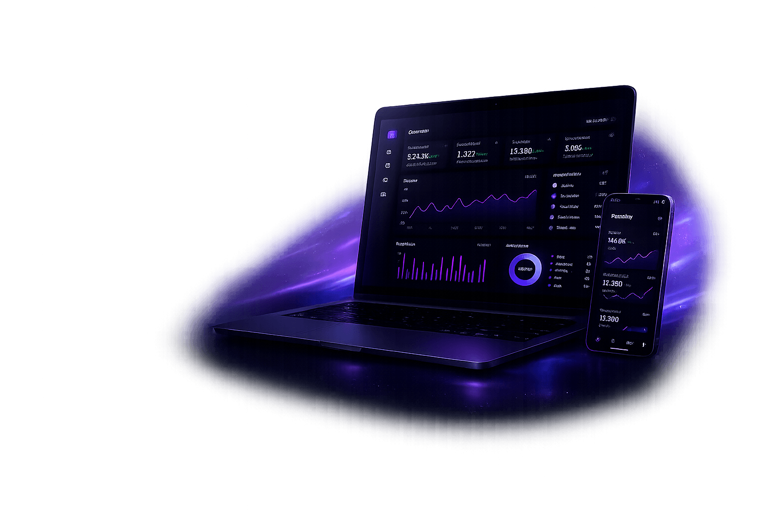 Preview collage of Rafael.Dev selected work projects and dashboard interfaces